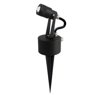 Spot sur piquet LED Extérieur D66 2,1W IP54 Noir Sablé ZAMBELIS E177B Achat Immédiat