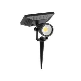 Nouveauté Spot sur piquet LED Extérieur Solaire 2W IP65 Noir V-TAC VT-952