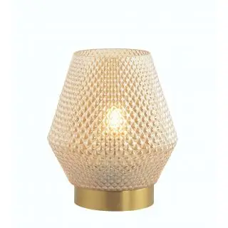 Lampe à Poser D170 Pour Ampoule LED E27 Laiton ZAMBELIS 20251 Livraison Express