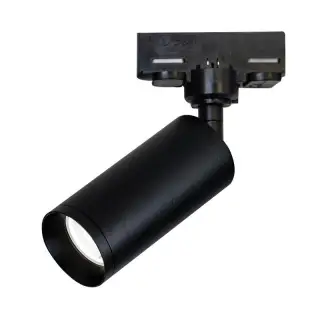 Spot Sur Rail LED 3 Allumages D60 9W 15deg Noir Mat ZAMBELIS S059-15 FS Produit De Marque