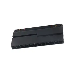 Bon Marché Spot LED Magnétique Linéaire Orientable 12W Variable Noir Sablé ZAMBELIS 20291