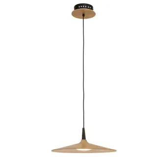 Suspension Luminaire LED D250 8W Bois ZAMBELIS 19150 Commande En Gros