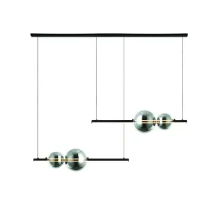 Suspension Luminaire LED 22W Noir Mat ZAMBELIS 22234 Marque