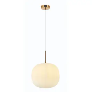 Must-Have Suspension Luminaire D300 Pour Ampoule LED E27 Or Mat ZAMBELIS 20124