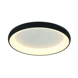 Produit De Marque Plafonnier LED D800 60W Noir Sablé ZAMBELIS 2056