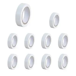 Lot de 10 Rubans Adhésifs Isolants Blancs 15mm x10m EUR&rsquo;OHM 72006 Nouvel Arrivage