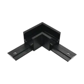 Rail d&rsquo;Angle Horizontal pour Luminaire Magnétique SHORT Noir Sablé ZAMBELIS FS Populaire