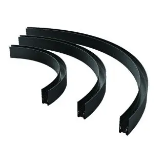 Rail Magnétique Incurvé D900 Noir Sablé ZAMBELIS 22097 Nouvelle Collection