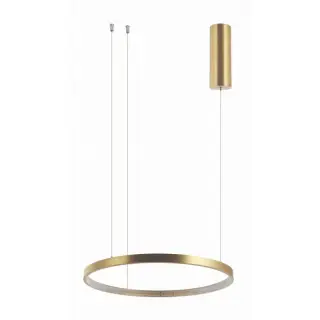 Suspension Luminaire LED D600 36W Or Brossé Mat ZAMBELIS 2006 Offre Limitée