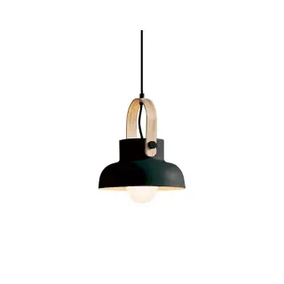 Suspension Luminaire D235 Pour Ampoule LED E27 Noir Mat ZAMBELIS 18191 Expédition Rapide