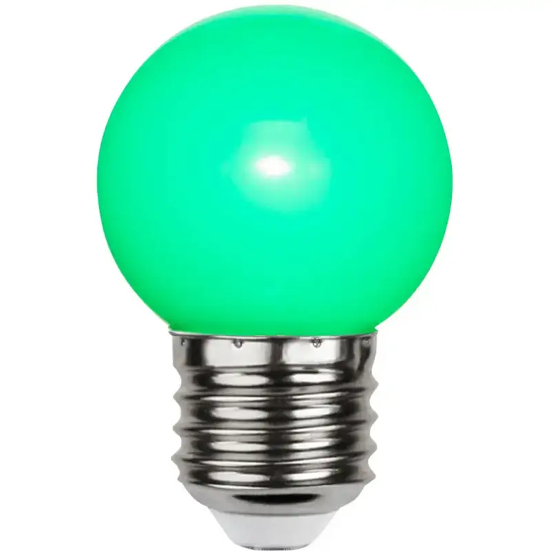 Solde Lumimart | Ampoule en verre d'extérieur, verte, culot E27, 1,2 W