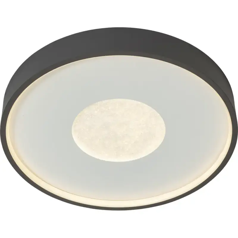 Lumimart | Plafonnier Barletta, gris foncé, plastique/métal Produit De Marque