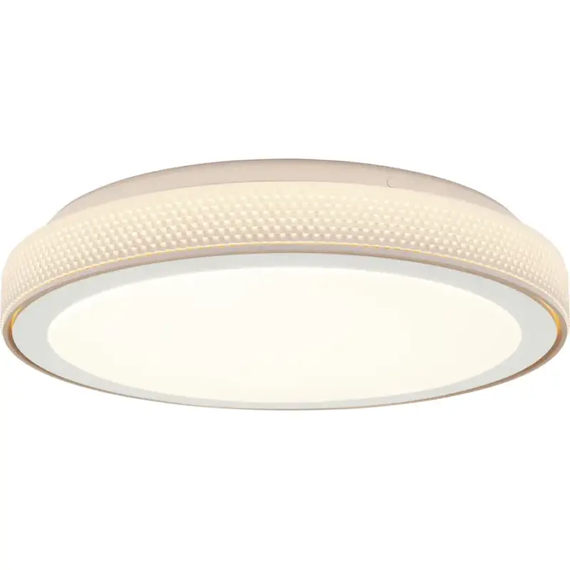 Prix Bas Lumimart | Lampe de plafond Elena Blanc Métal/Plastique 40 cm 7.5 cm