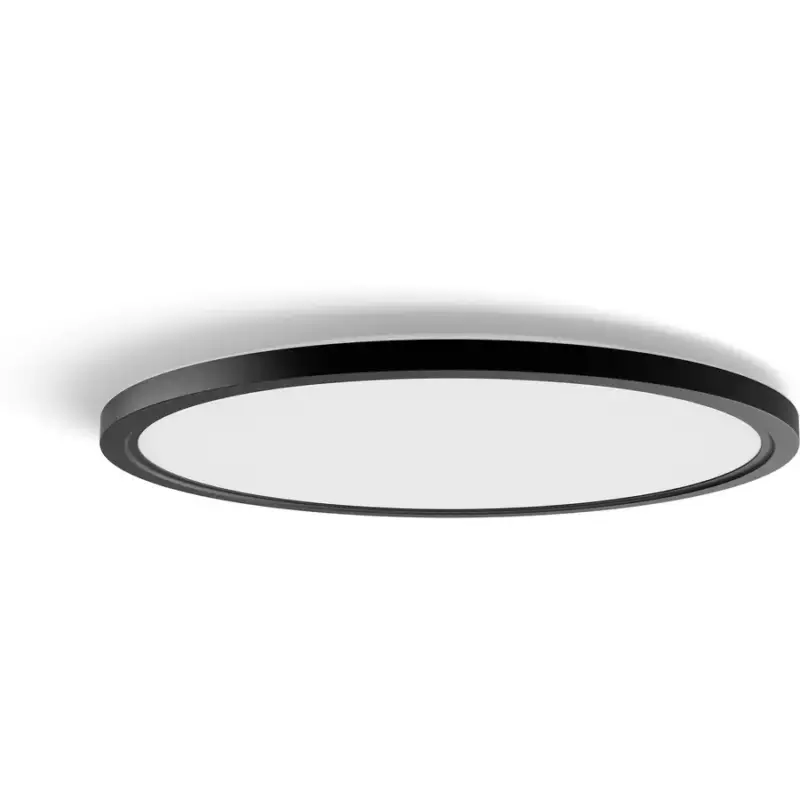 Lumimart | Plafonnier Philips Hue Tento XL, plastique noir, Ø 54,2 cm Usine Directe