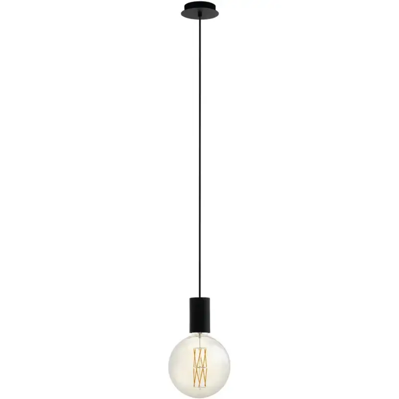 Lumimart | Suspension Pozueta Noir Acier 0 cm 110 mm Prix Promo