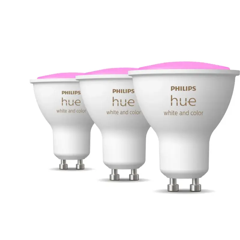 Usine Directe Lumimart | Ampoules Philips Hue en plastique 3x4,3W GU10
