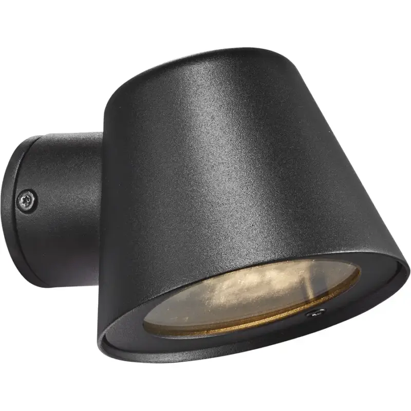 Haute Qualité Lumimart | Lampe murale d'extérieur Aleria Noir Métal 11.5 cm 10.7 cm