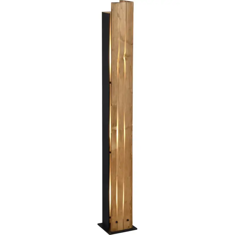 Lumimart | Lampadaire Linn Marron/Noir Métal/Bois 14.5 cm 121 cm Must-Have