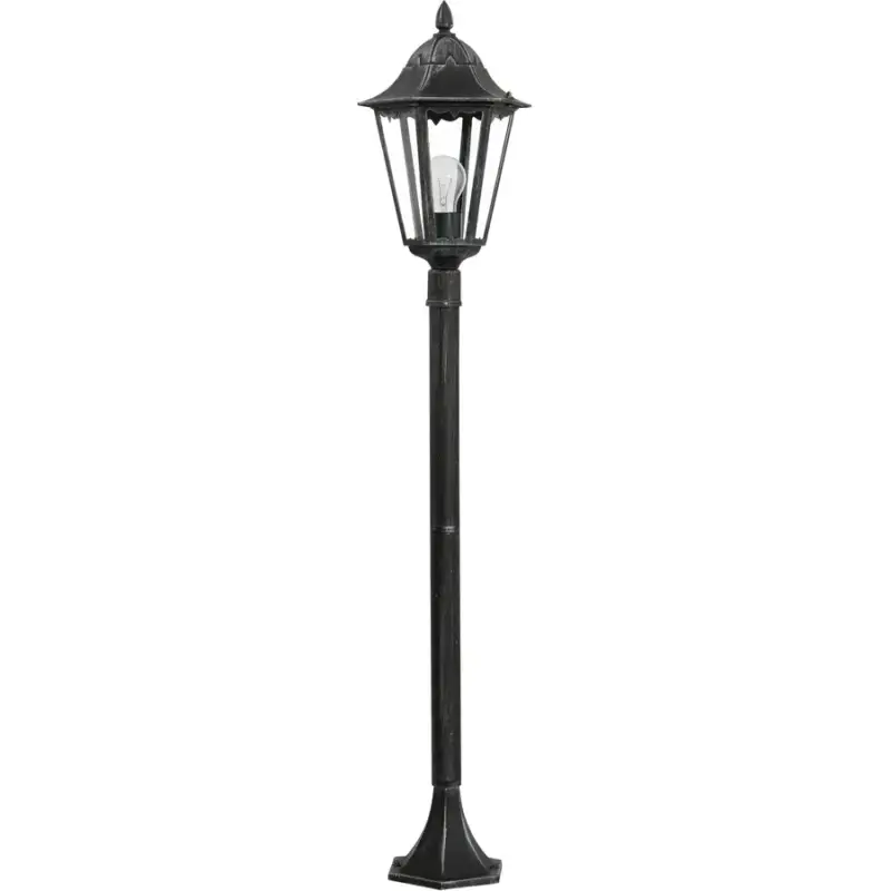 Lumimart | Lampadaire d'extérieur Navedo Noir/Argent Aluminium 120 cm Promotion