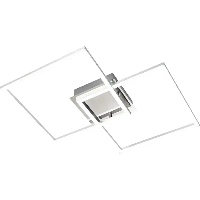 Prix Bas Lumimart | Lampe de plafond Savena Blanc/Gris Plastique/Métal 43 cm 7 cm