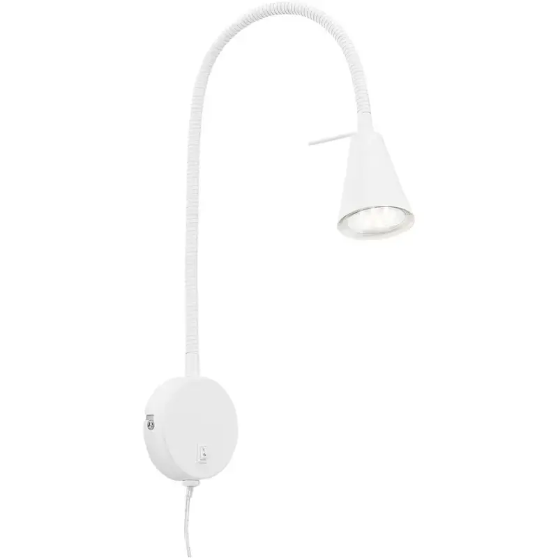 Promotion Saisonnière Lumimart | Lampe murale Conico Blanc Métal 8 cm 45 cm