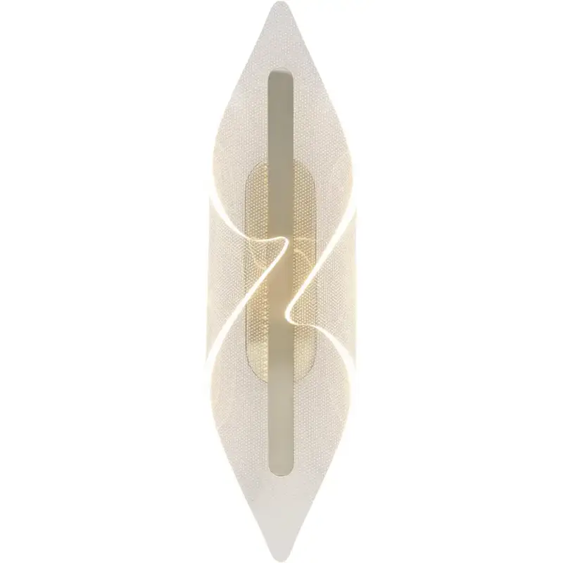 Authentique Lumimart | Lampe murale Leonia Gris Aluminium/Fer/Verre 44 cm 13 cm