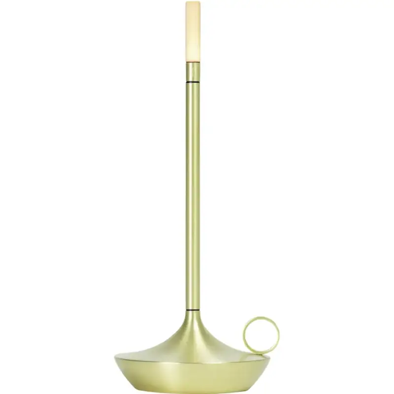 Retour Gratuit Lumimart | Lampe de table Wick Or Aluminium 12 cm 26 cm