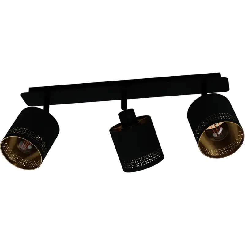 Lumimart | Spot Esteperra Noir Acier 9 cm Promotion
