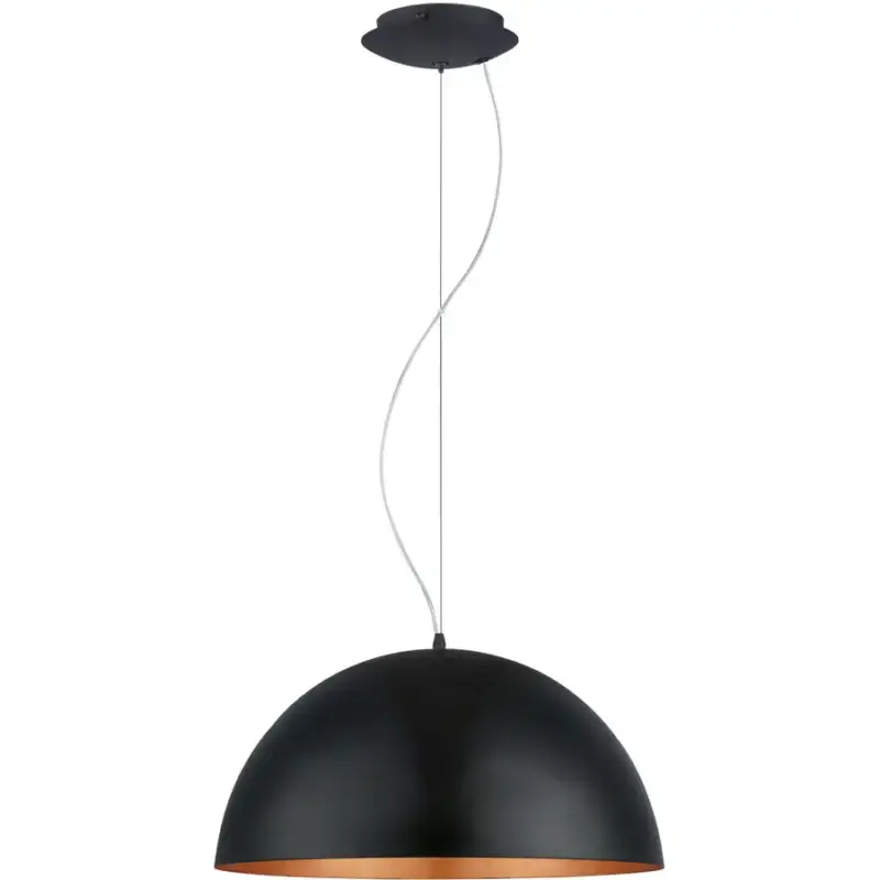 Lumimart | Suspension Gaetano 1 Noir Acier 150 cm Top Vente