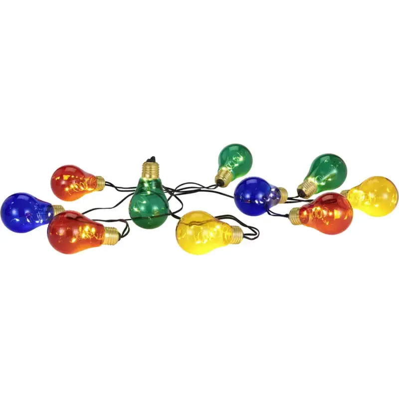 Lumimart | Guirlande lumineuse sur le th&egrave;me du cirque, en plastique, 10 LED, 360 cm Nouveauté
