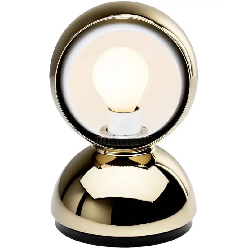 Marque Lumimart | Lampe de table design Artemide Eclisse E14 Or D 12 cm H 18 cm