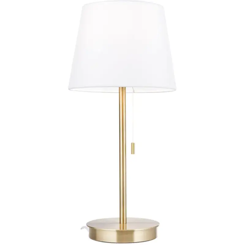 Lumimart | Lampe de table Ludwig Acier/Lin 23.5 cm 50 cm Nouvelle Collection