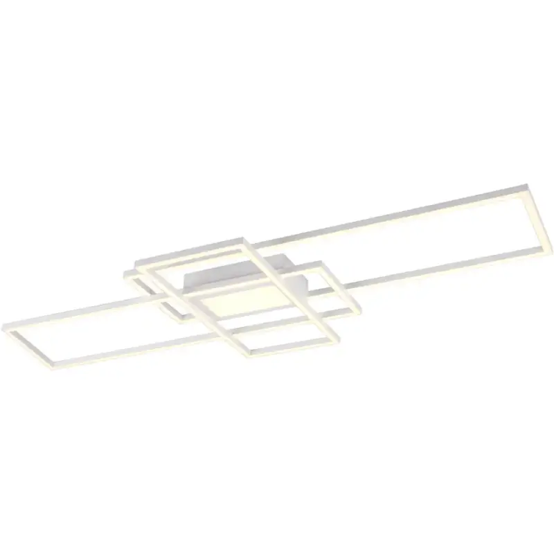 Promotion Saisonnière Lumimart | Lampe de plafond Carphira Blanc M&eacute;tal 105 cm 6.5 cm