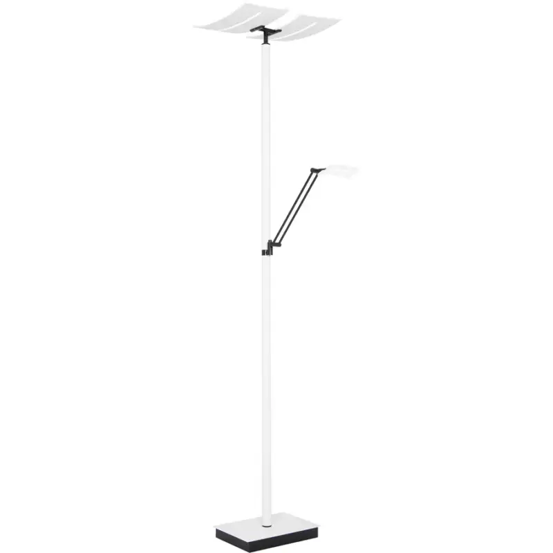 Dernier Modèle Lumimart | Lampadaire Yuna Blanc/Noir Aluminium/Fer 185 cm