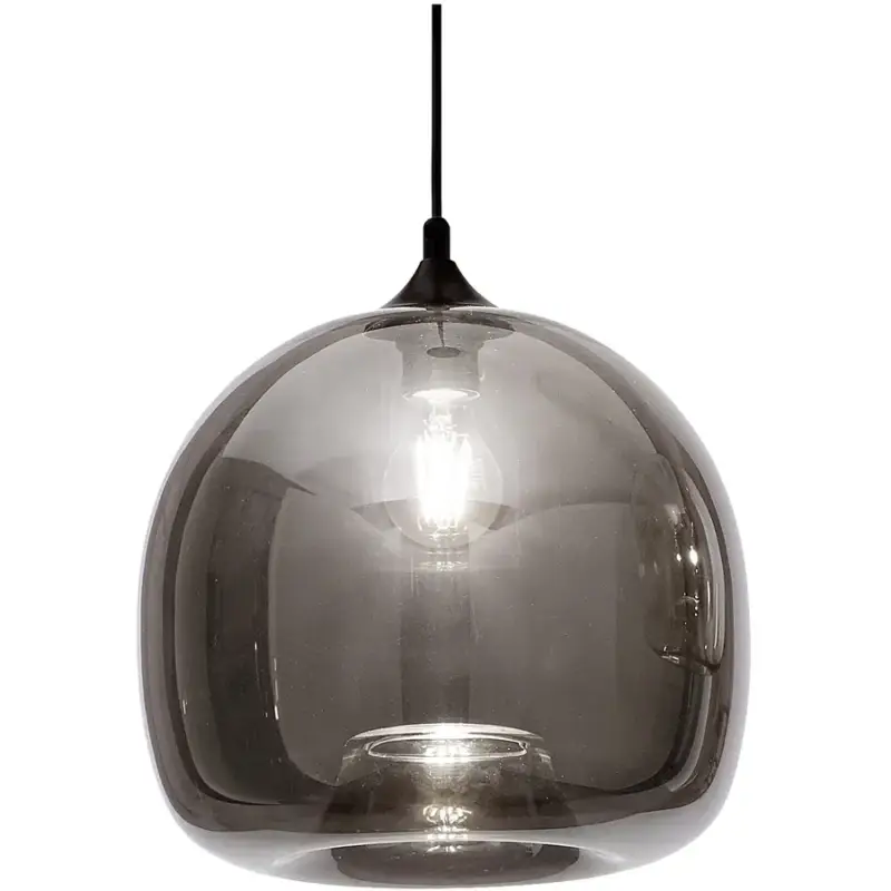 Lumimart | Suspension Elisa XL Gris Verre 27 cm 14 cm Petit Prix