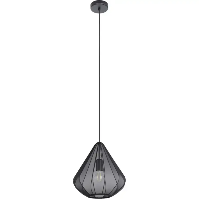 Réduction Lumimart | Suspension Dolwen Noir Acier 110 cm