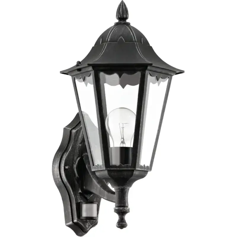 Lumimart | Lampe murale d'extérieur Navedo Noir/Argent Aluminium 42.5 cm Nouveauté