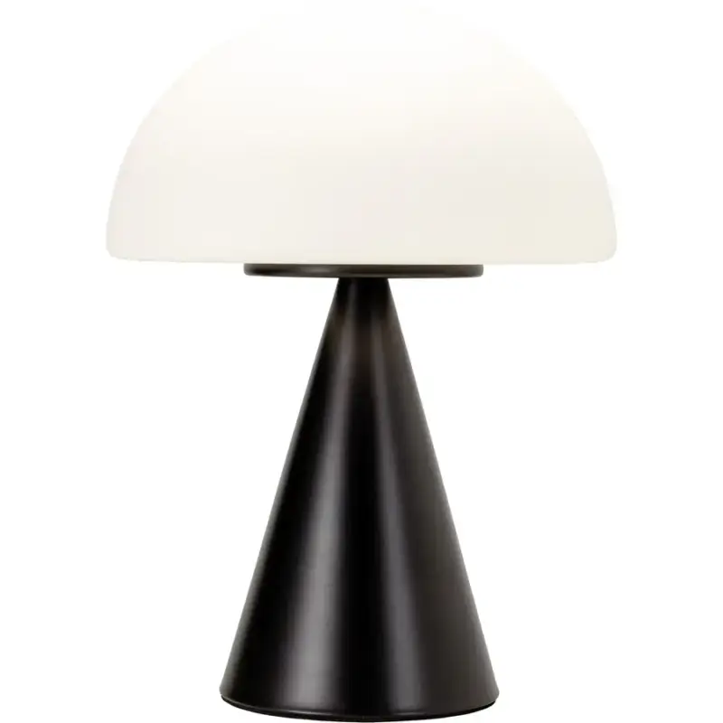 Lumimart | Lampe de table Corana Noir Verre/Métal 20 cm 27 cm Prix Choc