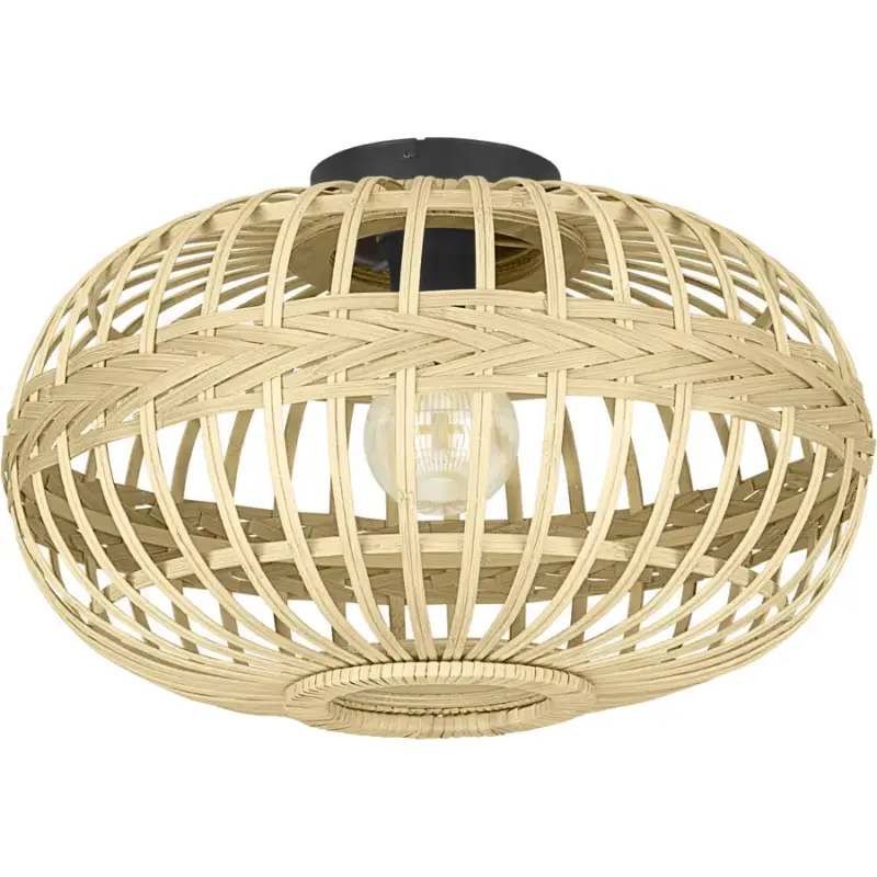 Lumimart | Lampe de plafond Amsfield Noir Acier 28.5 cm Commander Maintenant