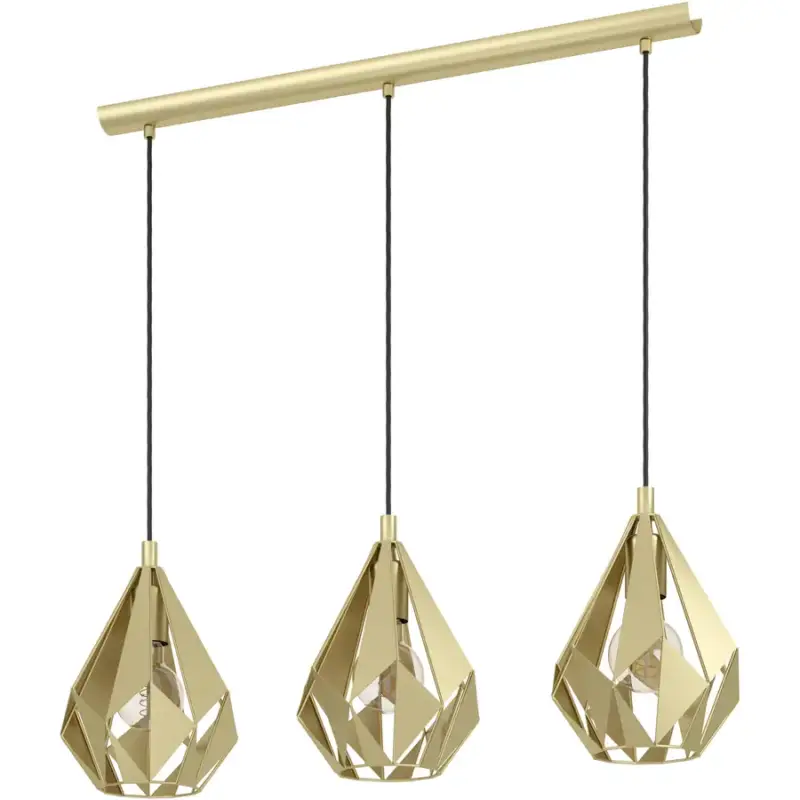Offre Du Jour Lumimart | Suspension Carlton Or Acier 20.5 cm 110 cm