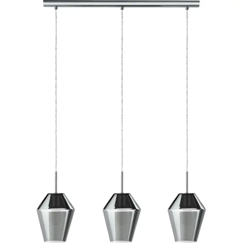Soldes Lumimart | Suspension Murmillo Noir/Gris Acier 17 cm 150 mm