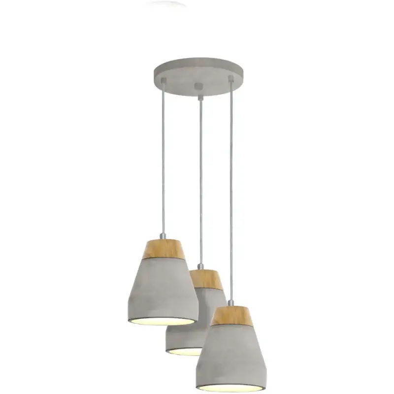 Lumimart | Suspension Tarega Marron/Gris B&eacute;ton 150 cm Top Vente