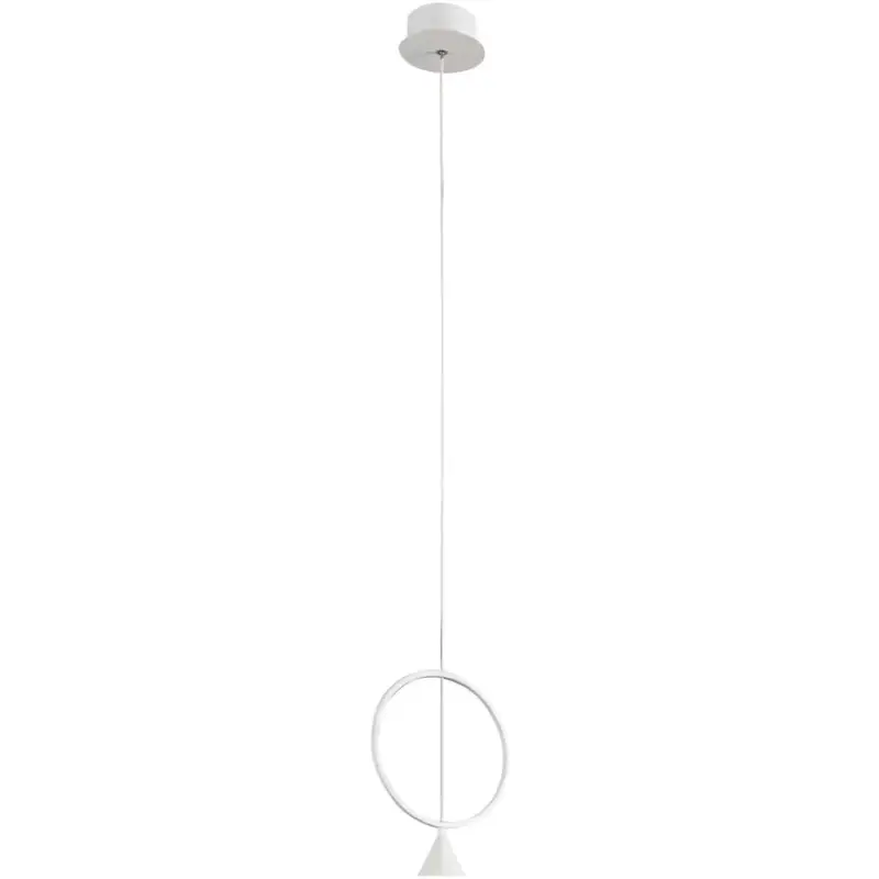 Quantité Limitée Lumimart | Suspension Vitor Blanc M&eacute;tal 200 cm