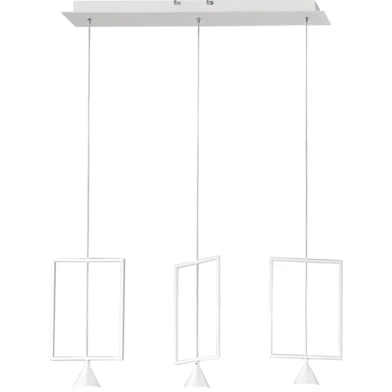 Offre Spéciale Lumimart | Suspension Dane Blanc M&eacute;tal 73 cm 200 cm