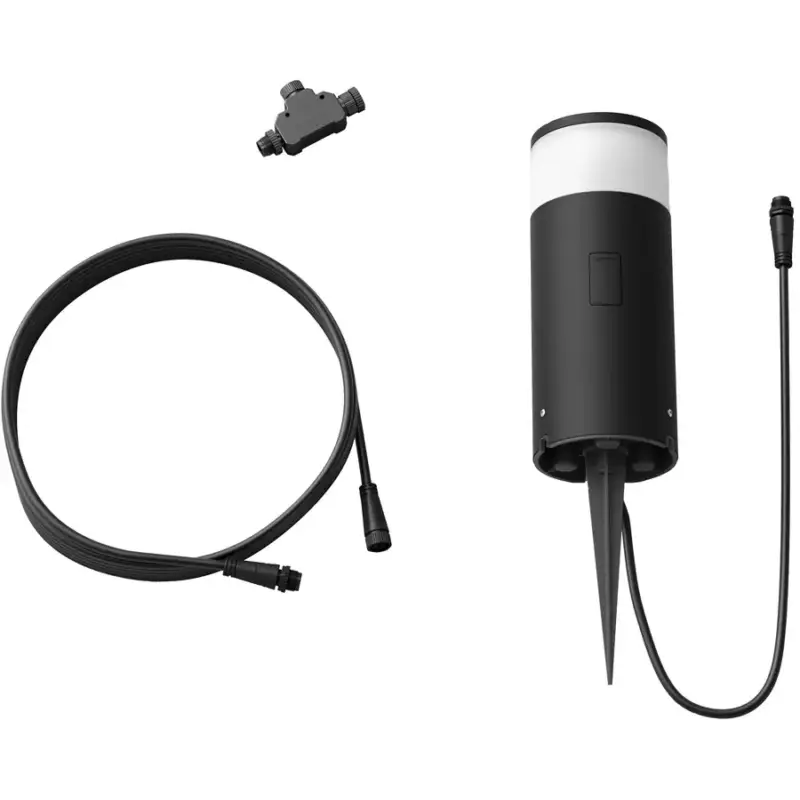 Lumimart | Lampadaire d&rsquo;ext&eacute;rieur Philips Hue Noir Aluminium 10.4 cm 25.2 cm Commander Vite
