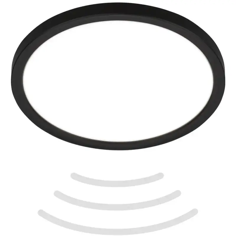 Pas Cher Lumimart | Lampe de plafond Telefunken Noir Plastique 24 cm 3 cm