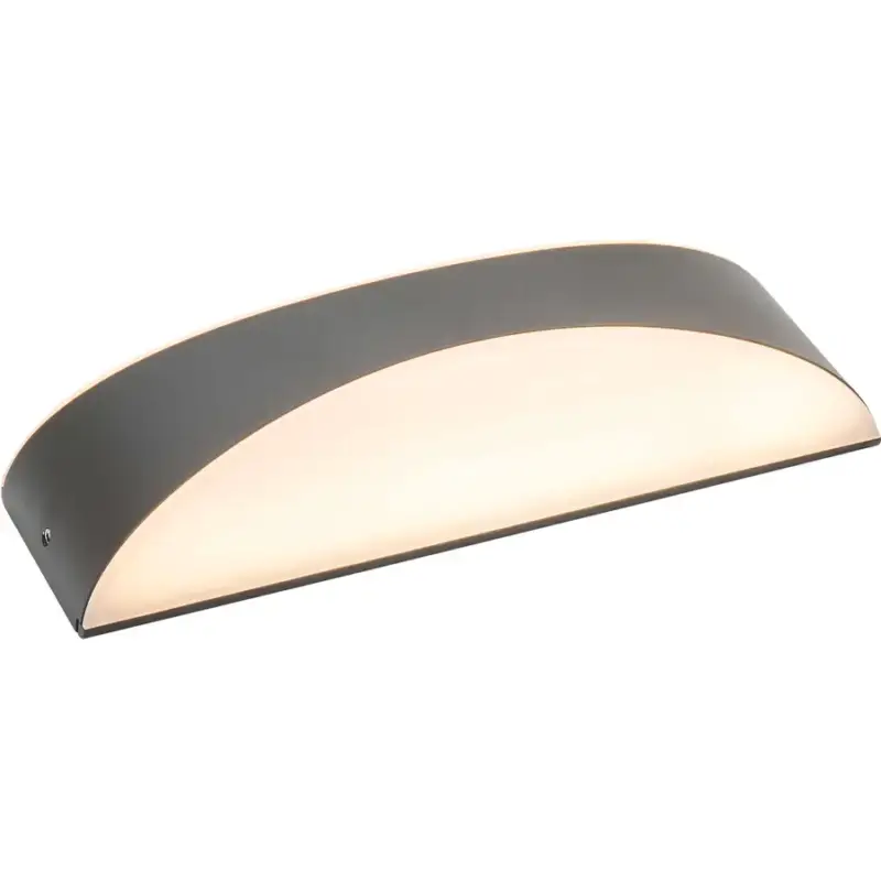 Acheter Direct Lumimart | Lampe murale d&rsquo;ext&eacute;rieur Howard Gris/Blanc Aluminium 7 cm 24 cm