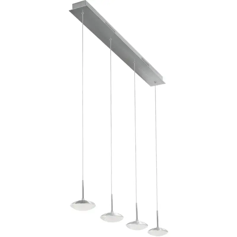 Lumimart | Suspension Hara Argent Métal 90 cm 200 cm Certifié