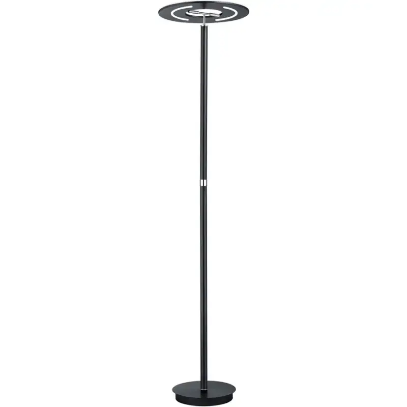 Lumimart | Lampadaire Corricella Gris Métal/Verre 42 cm 185 cm Nouvelle Collection