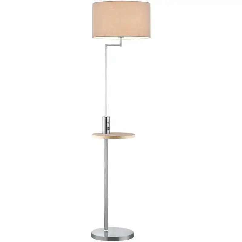 Lumimart | Lampadaire Rika Gris Métal 40 cm 160 cm Offre Du Jour